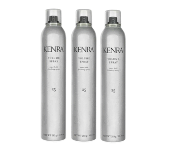 KENRA #25 VOLUME SPRAY 10 OZ. PACK OF 3 CANS, SUPER HOLD FINISHING HAIR SPRAY