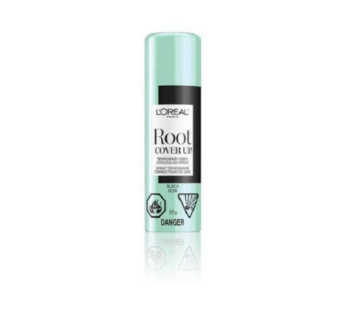 L’OREAL PARIS ROOT COVER UP TEMPORARY GRAY CONCEALER SPRAY, 2 OZ./57 GRAMS, BLACK COLOR