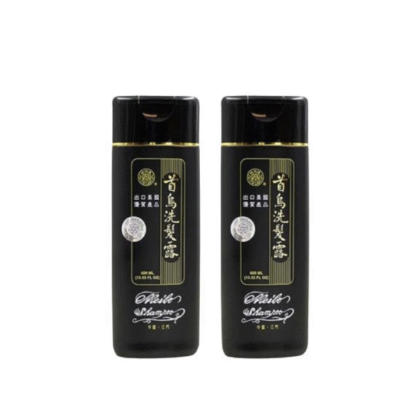 MEIBO SHOU WU SHAMPOO 400 ML/13.5 OZ, PACK OF 2 BOTTLES