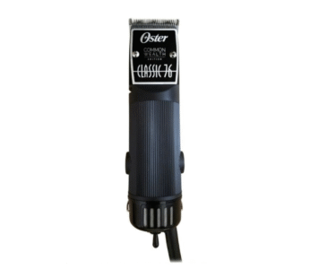 OSTER COMMON WEALTH EDITION BLACK CLASSIC 76 HAIR CLIPPER 76076-411 BARBER CUT INCLUDES 2 FREE ANTISTATIC BARBER COMBS 1 WHITE 1 BLACK