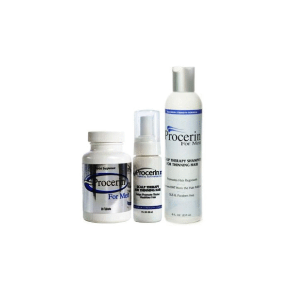 PROCERIN HAIR LOSS AND THINNING HAIR KIT W/SHAMPOO, VITAMIN, & FOAM